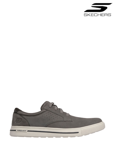 Grey - Regular Skechers Arch Fit Solano Rey Shoes