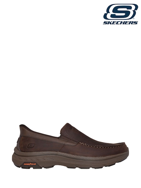 Cocoa Brown - Regular Skechers Pollard Osgood Shoes