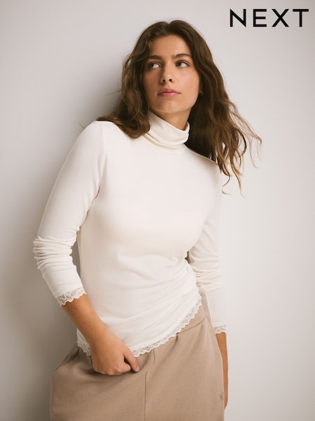 本色 - Thermal Tencel Modal Base Layer Roll Neck Top