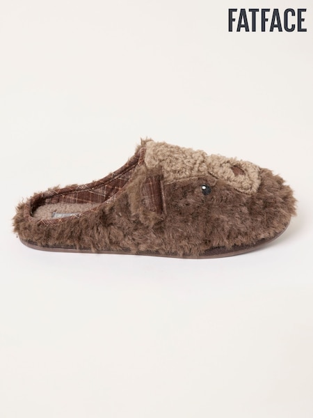 ours marron - Regular Fatface Mule Slipper