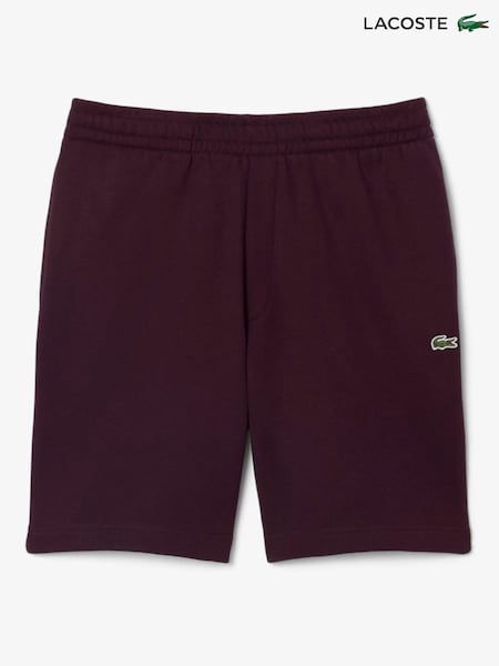 Brown - Regular Lacoste Regular Fit Fleece Shorts