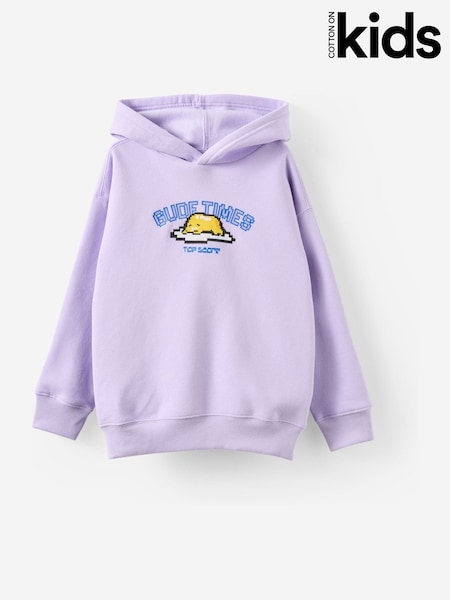 Cotton On Purple Hello Kitty Sammy Oversized Hoodie (V71131) | kr432