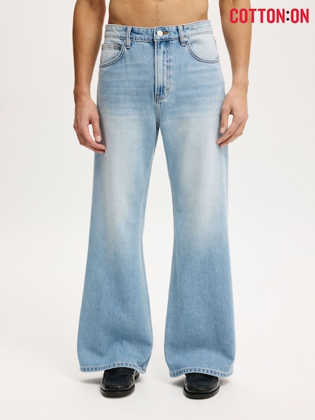 Cotton On Blue Baggy Bootcut Jeans (V71513) | €67