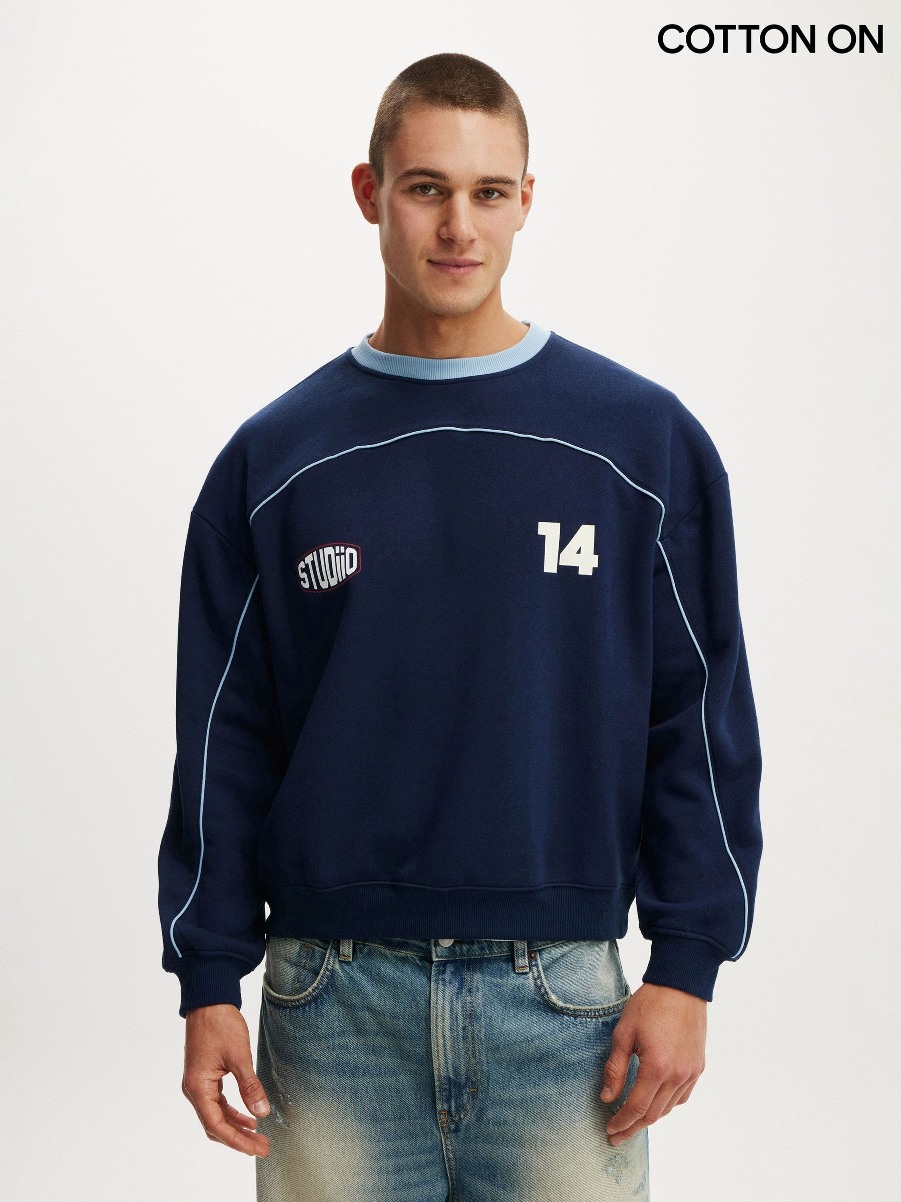 Buy Men's Sweatshirts and Hoodies Oversize Graphic Online | Next