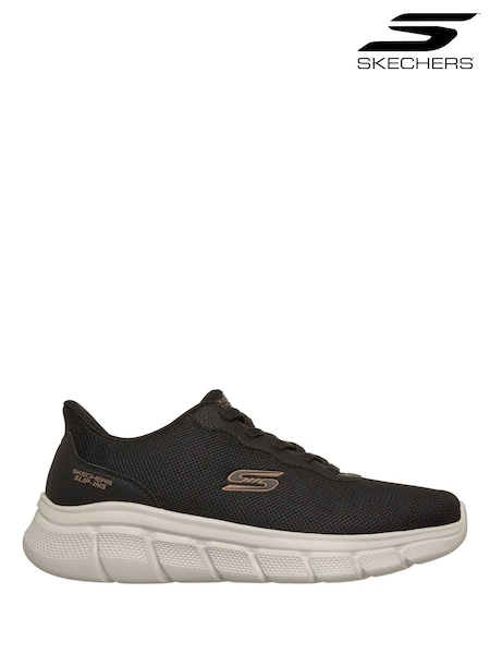 Schwarz - Regular Skechers Bobs B Flex Slip Ins Trainers