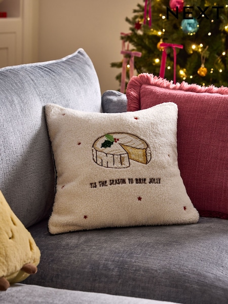 Christmas Cheese 43 X 43cm Cushion