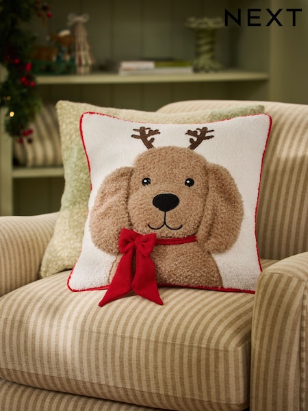 Christmas Charlie Cockapoo 43 X 43cm Cushion