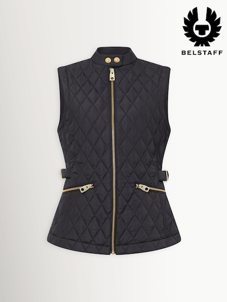 Negro - Belstaff Maeva Gilet