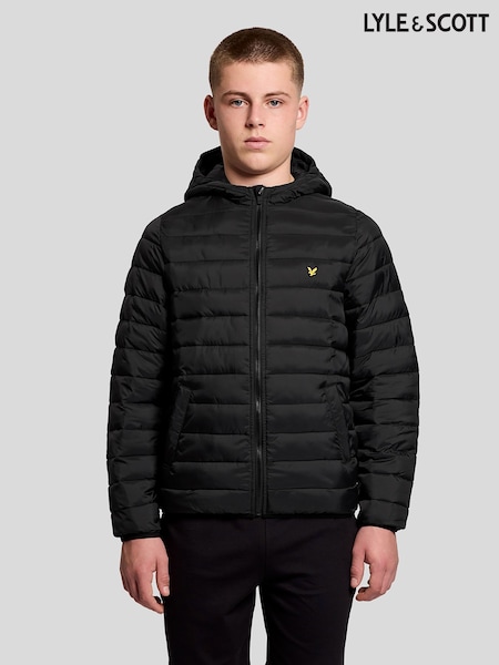 Lyle & Scott Black Sports Wadded Pac a Jacket (V72287) | AED495