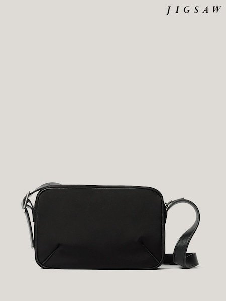 Jigsaw Black Padded Nylon Cross Body Bag (V73154) | €159