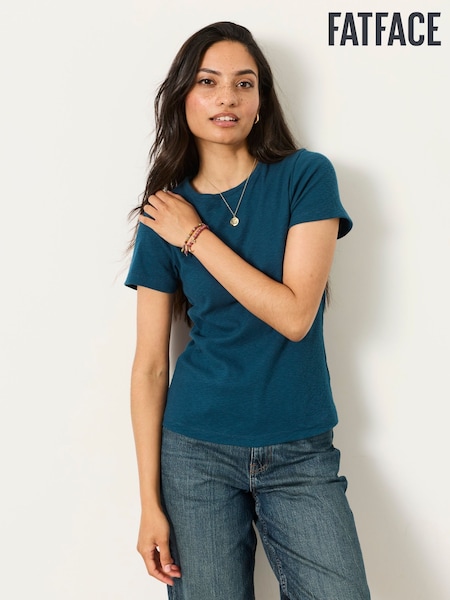 Indigo Blue - Fatface Short Sleeve T-shirt