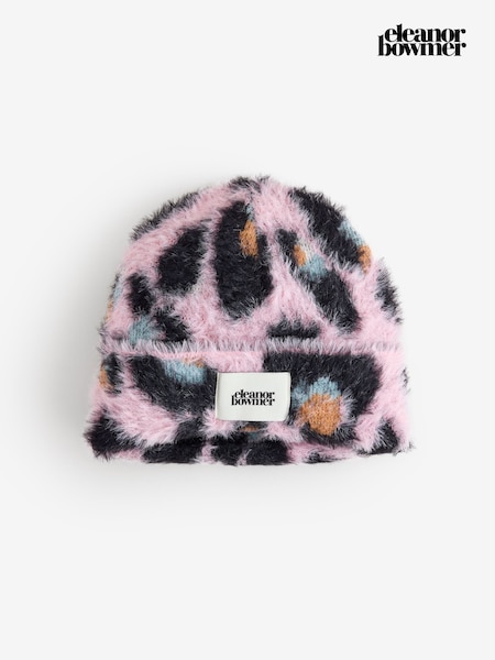 Pink Leopard - Eleanor Bowmer Knitted Beanie