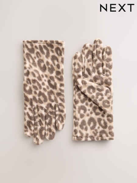 Animal Print - Fleece Gloves 2 Pack