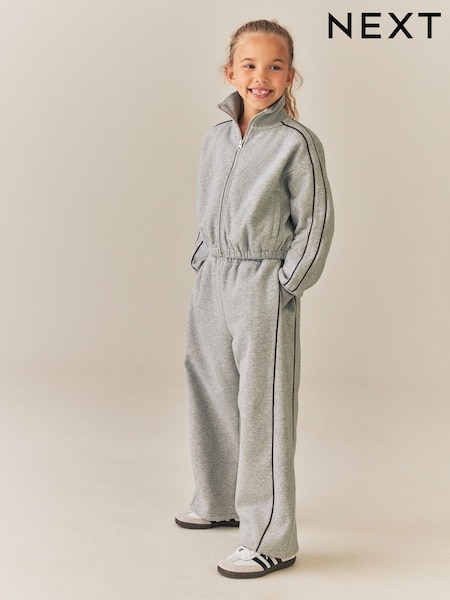Grey - Zip Through Sweatshirt (3-16yrs)