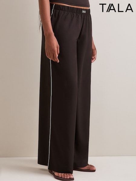 Brown - Tala Wide Leg Active Trousers