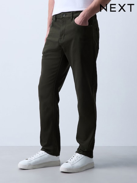 kaki - Slim Fit Comfort Stretch Jeans