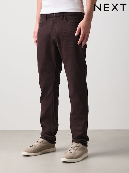 Burgundy - Slim Fit Comfort Stretch Jeans