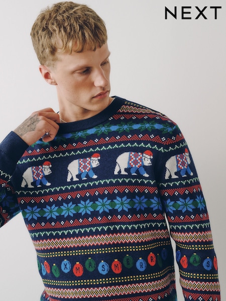 Mornarica Plavo - Regular Polar Bear Christmas Jumper