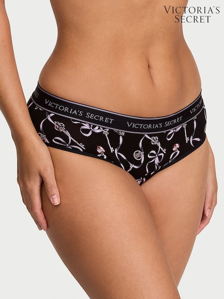 Black Key Ribbons - Victoria's Secret Logo Knickers