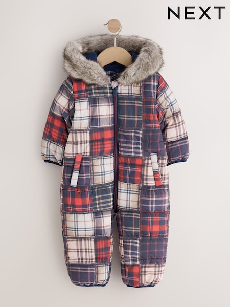Check - Padded Snowsuit (3mths-7yrs)