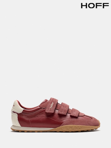 Pink - Hoff Bridge Touch Fastening Clay Trainers