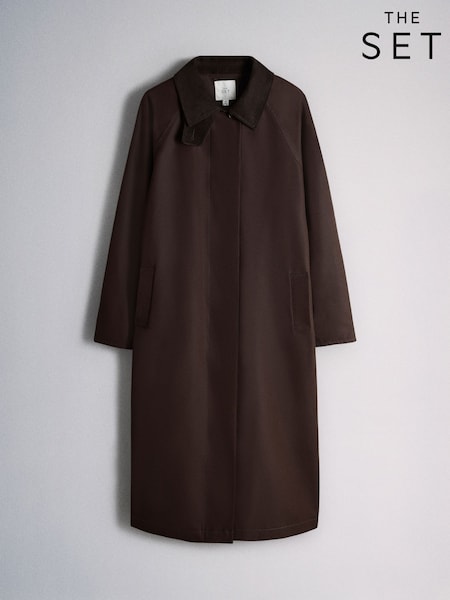 Brown - The Set Trench Coat