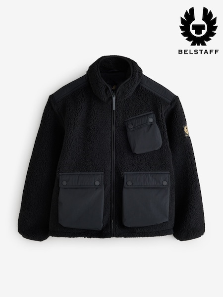 Czarny - Belstaff Borg Jacket