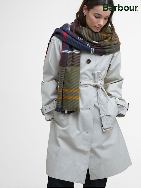 Green - Barbour® Blair Tart Scarf