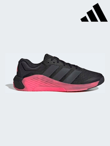 Melns/rozā - Regular Adidas Dropset 4 Training Trainers