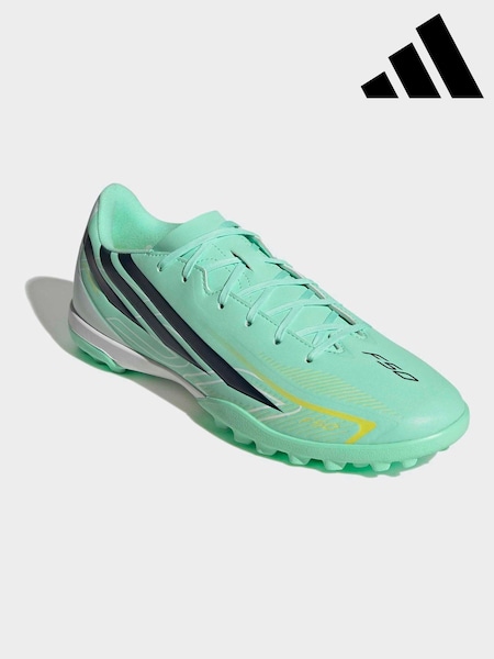 Green - Regular Adidas F50 Hyperfast Club Turf Football Trainers