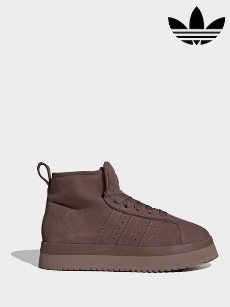 Dark Brown - Adidas Originals Campus 00s Winter Mid Trainers
