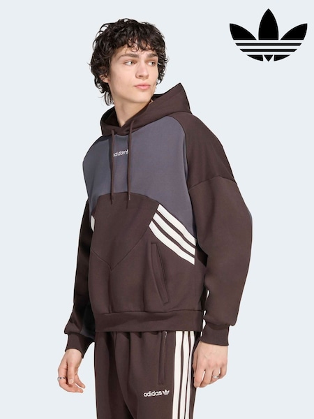 Brown - Regular Adidas Originals Cutline Hoodie