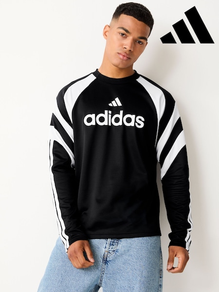 Black - Regular Adidas House Of Tiro Long Sleeve Jersey