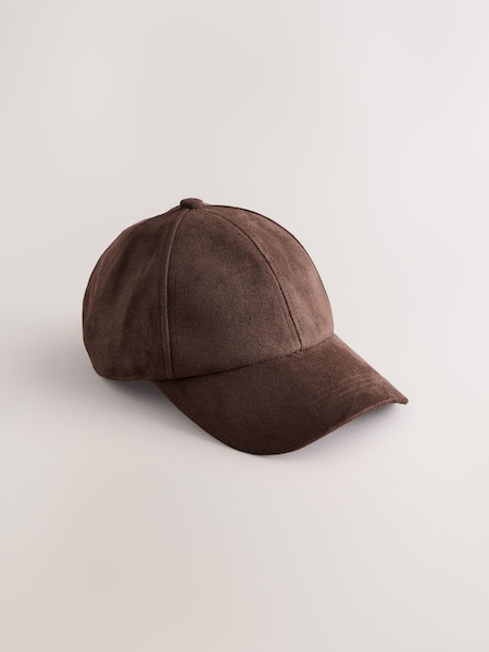 Chocolate Brown - Suede Cap