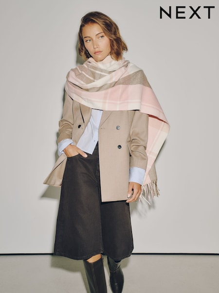 Çəhrayı Çek - Ortaçəkili Scarf