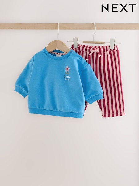 Ferme bleue Character - Ensemble 2 Pieces avec haut et Leggings large pour Bébé (0mois à2ans)