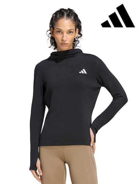 Чорний - Adidas Adi365 Run Long Sleeve Top