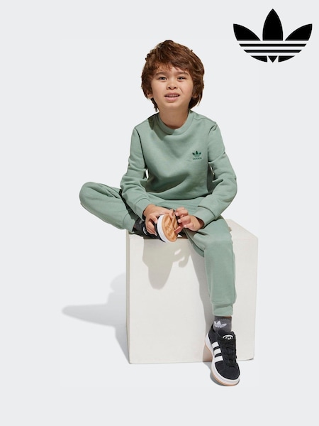 Green - Adidas Originals Crew Set