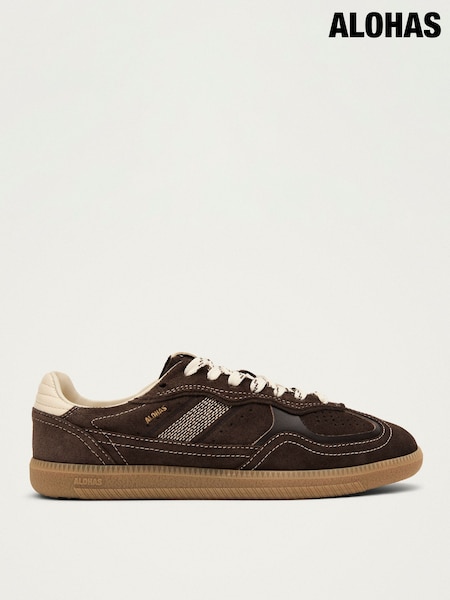棕色 - Alohas Tb.490 Rife Leather Trainers