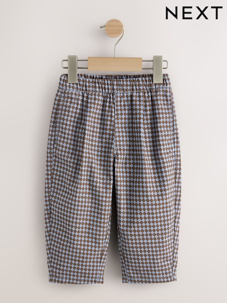 Blue Harlequin - Barrel Pull On Trousers (3mths-7yrs)