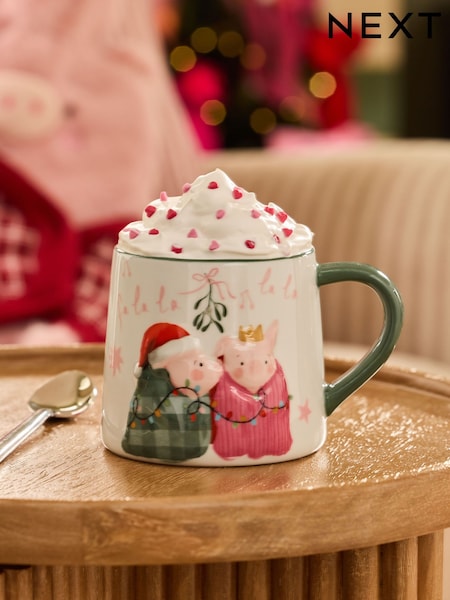 Pigs In Blankets Mistletoe Mug