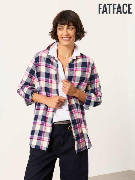 Karinis jūrų laivynas - Fatface Check Shirt