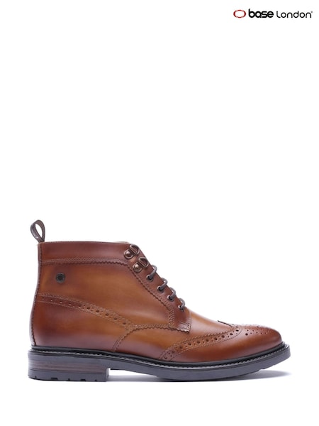 Bež-braon - Regular Base London Porter Brogue Boot