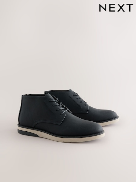 Preto - Regular Wedge Boots