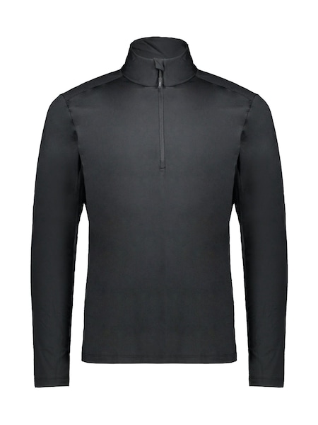 Чорний - Regular Cmp 1/4 Zip Basic Fleece