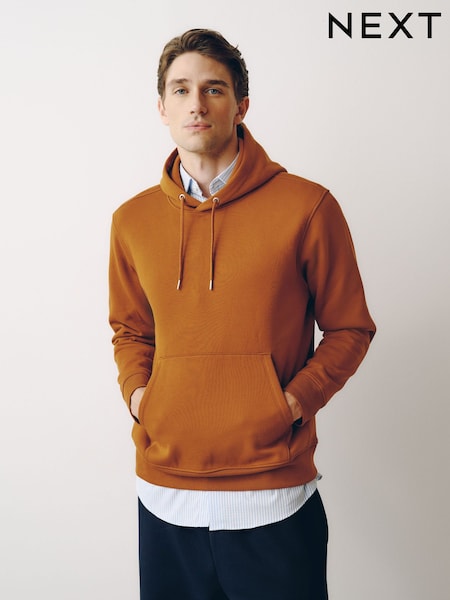 Ruskea karamelli - Regular Fit Hoodie
