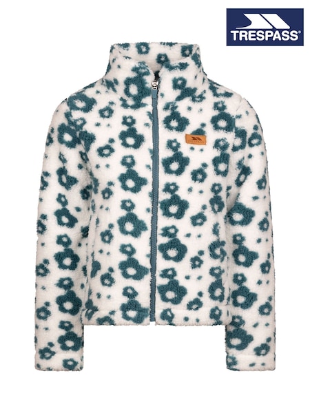 Green - Trespass Adavale Printed Full Zip Fleece
