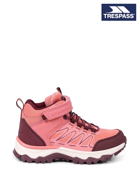 Red - Trespass Morgan High Top Boot Trainers