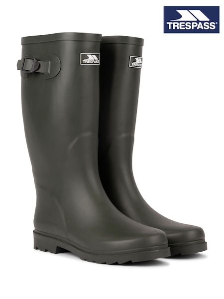 Green - Regular Trespass Recon X Mid Wellies