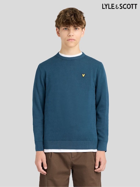 Plavo - Lyle & Scott Džemper Okrugli izrez za Dečaci